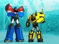 Igra Transformatori. Roboti pod maskom: Super Mini Striker  online