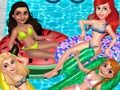 Igra Princess splavi za zabavu na bazenu  online
