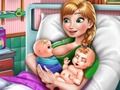 Igra Rođenje blizanaca ledene princeze  online