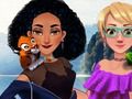Igra Jasmine i Rapunzel u kampu  online