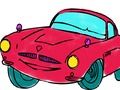Igra Utrke automobila bojanka  online