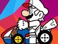 Igra Mario Vožnja bojanka  online