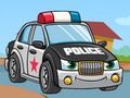 Igra Jigsaw policijskih automobila  online