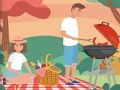 Igra Roštilj - piknik skriveni predmeti  online