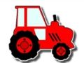 Igra Jednostavni dječji traktor za bojanje  online