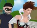 Igra Trka podzemne željeznice princeze - Wild Rush VS Pljačkaš  online