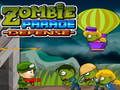 Igra Obrana zombi parade  online
