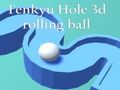 Igra Tenkyu Hole 3d loptica za kotrljanje  online