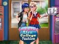 Igra Moda na fakultetu Ladybug Elsa  online