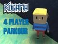 Igra Kogama Parkour za 4 igrača  online