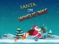Igra Djed Mraz na biciklu Wheelie  online