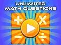 Igra Neograničena matematička pitanja  online
