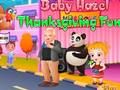 Igra Baby Hazel. Zabava za Dan zahvalnosti  online