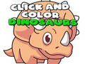 Igra Kliknite i obojite dinosaure  online