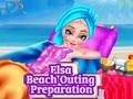 Igra Priprema za izlazak na plažu Elsa  online