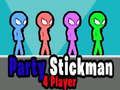 Igra Party Stickman 4 igrača  online