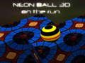 Igra Neon Ball 3d u bijegu  online