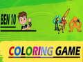 Igra Ben 10 Bojanje  online