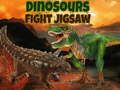 Igra Borba dinosaura Jigsaw  online