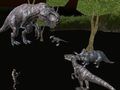 Igra Ponoćni lov na dinosaure za više igrača  online