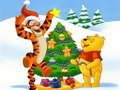 Igra Božićna slagalica Winnie the Pooh  online