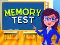 Igra Test memorije  online