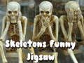 Igra Skeleti Funny Jigsaw  online