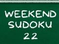 Igra Sudoku za vikend 22  online