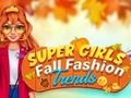 Igra Super Girls jesenski modni trendovi  online