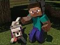 Igra Minicraft: avantura Stevea i Wolfa  online