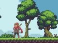 Igra Platformer sa crvenim šalom  online