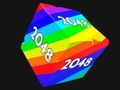 Igra Kocke 2048 3D s brojevima  online