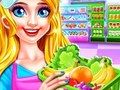 Igra Djevojka za čišćenje supermarketa online Igra Djevojka za čišćenje supermarketa online