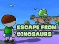 Igra Bijeg od dinosaura  online