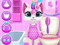 Igra Dnevna njega Kitty Unicorn  online