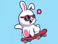 Igra Bojanka: Zec Skateboard  online