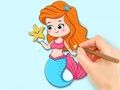 Igra Bojanka: Prekrasna princeza sirena  online