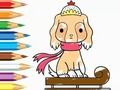 Igra Bojanka: Dog-Riding-Sanj  online