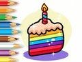 Igra Bojanka: Rođendanska torta  online