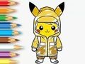 Igra Bojanka: Kabanica Pikachu  online