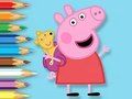 Igra Bojanka: Peppa s igračkom medvjedić  online