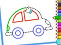 Igra Crtež malog djeteta: slatki automobil  online