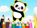 Igra Bojanka: Slatka panda  online