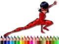 Igra Povratak u školu Lady Bug bojanje  online