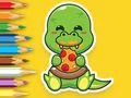 Igra Bojanka: gladni dinosauri  online