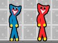 Igra Crveni i plavi Stick Huggy online Igra Crveni i plavi Stick Huggy online
