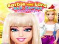 Igra Barbie i Lara izazov na crvenom tepihu  online