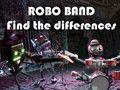 Igra Robot Band - Pronađite razlike  online
