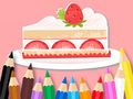 Igra Bojanka: Torta od jagoda  online