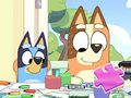 Igra Zagonetka: Bluey obiteljska bojanje online